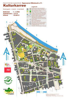 Sprint-OL-Karte Kulturkarree Offenbach