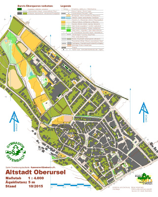 Sprint-OL-Karte Oberursel Taunus